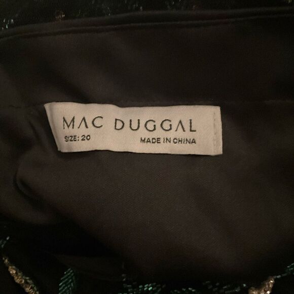 Mac Duggal 67870 Womens BEADED ILLUSION HIGH NECK TRUMPET GOWN - Picture 12 of 14